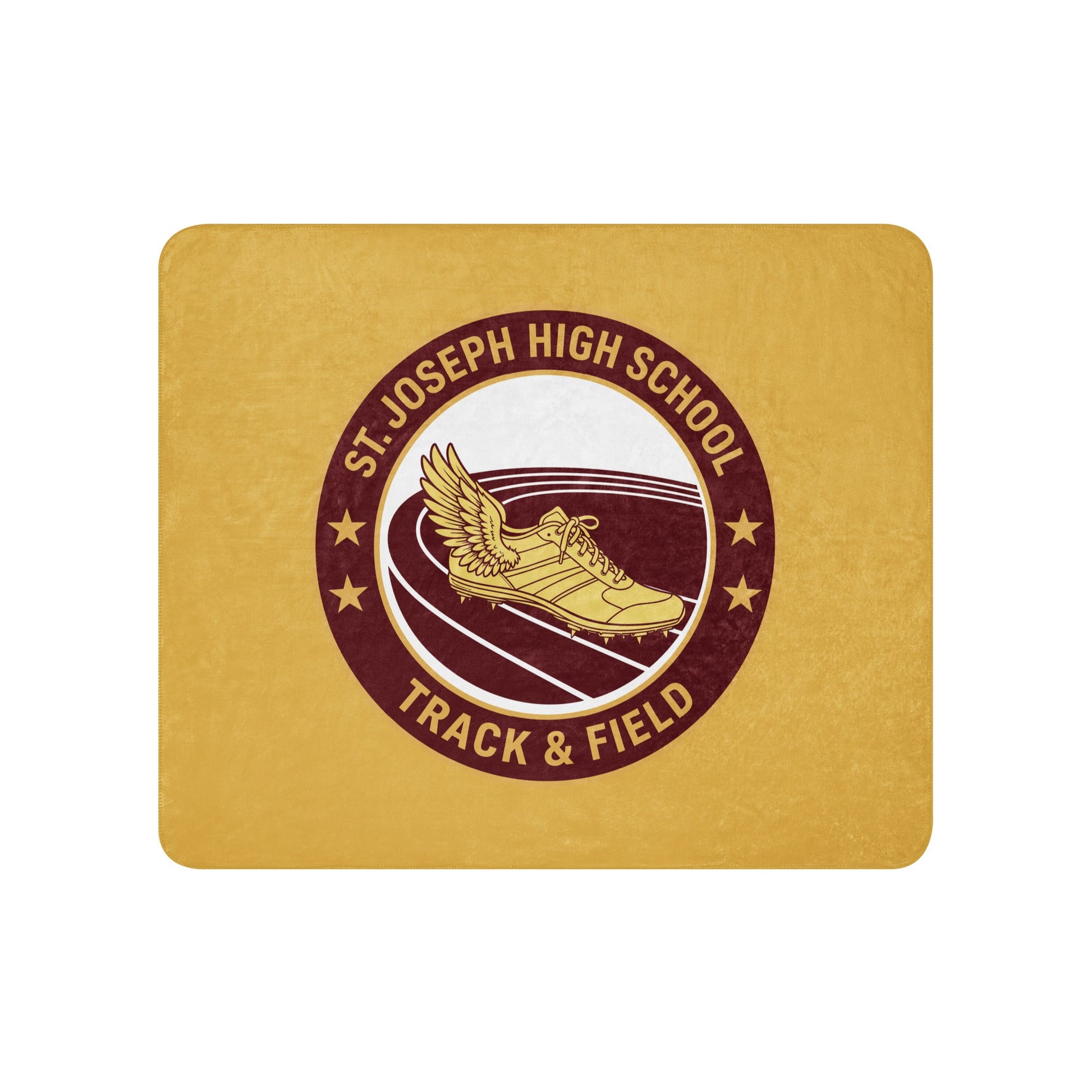 Sherpa Blanket | St. Joseph High School - Track & Field | Badge Logo
