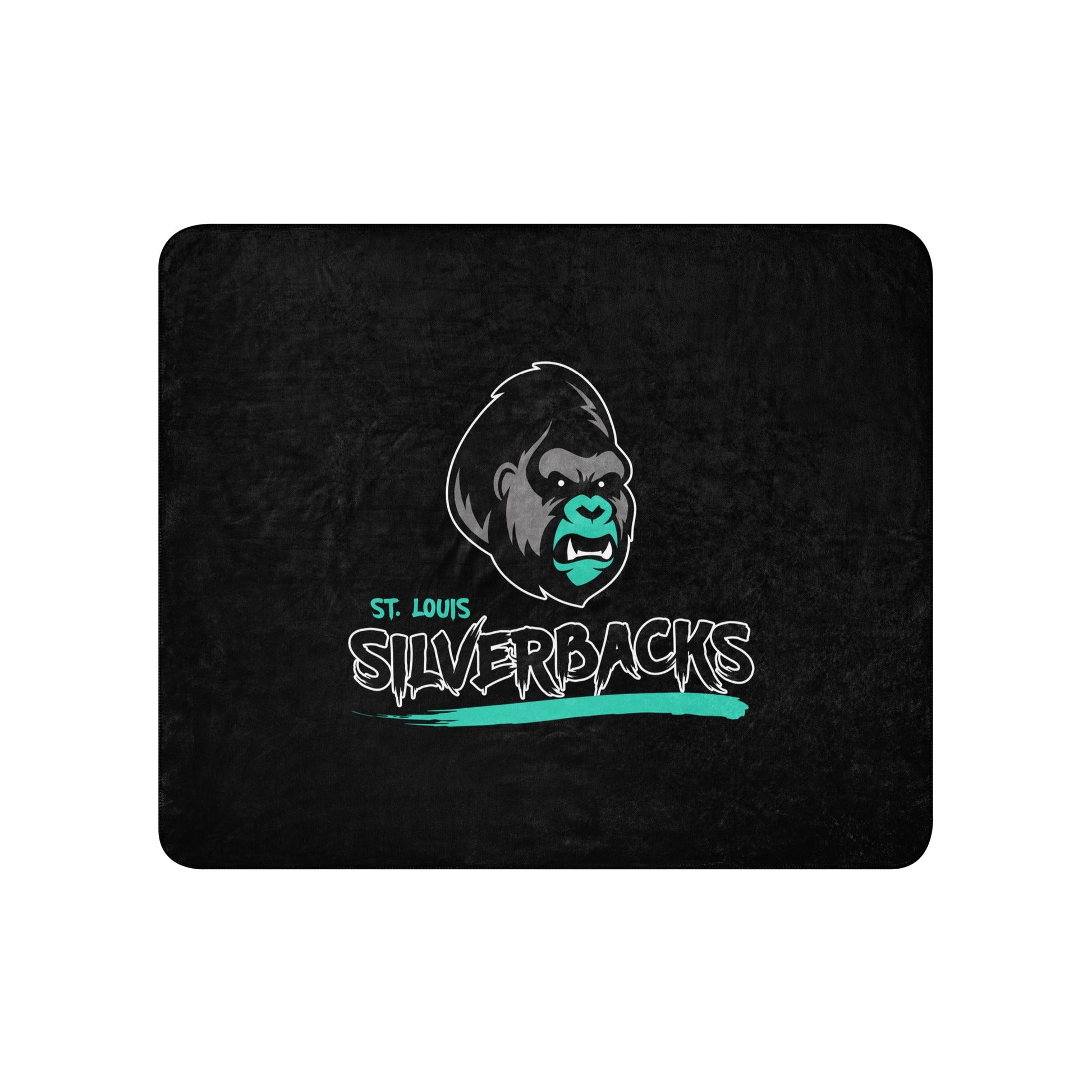 Sherpa Blanket | St. Louis Silverbacks Women’s Football Team | Mascot Logo