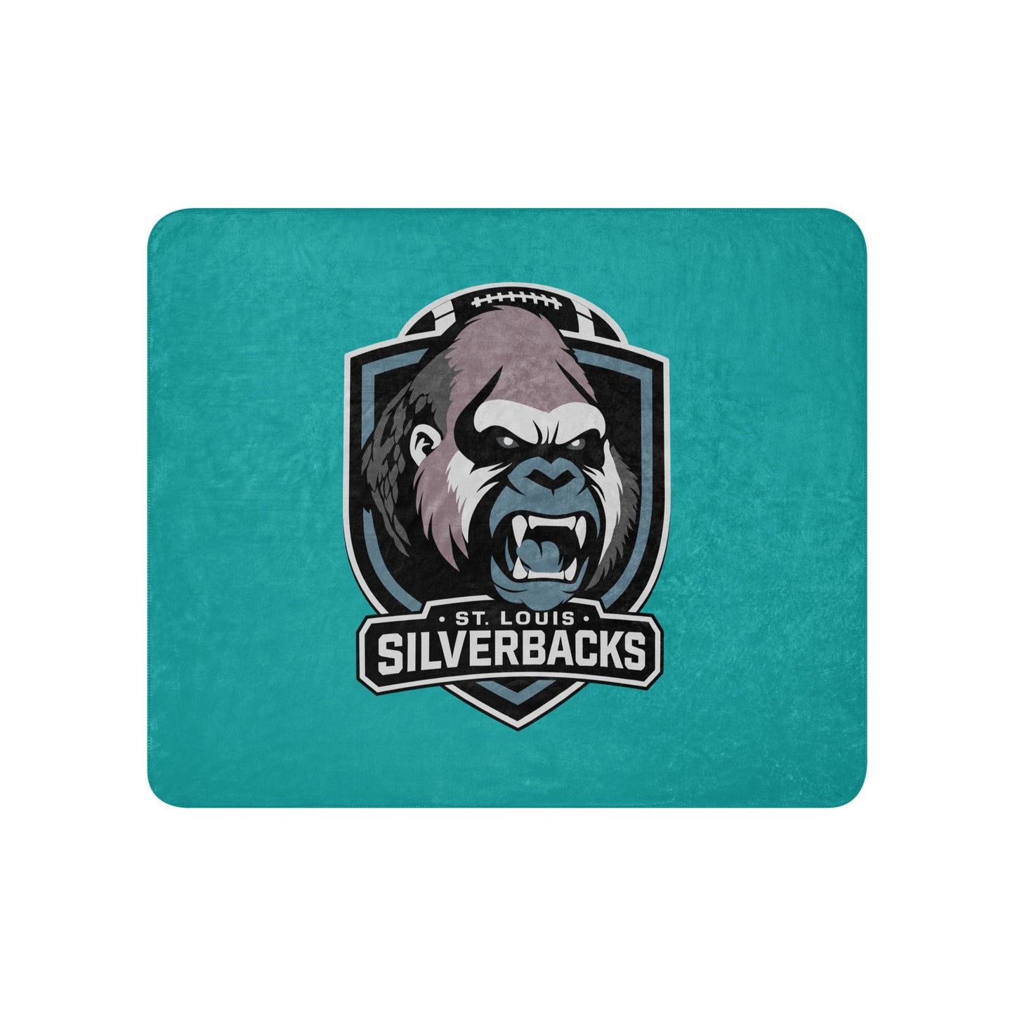 Sherpa Blanket | St. Louis Silverbacks Women’s Football Team | Shield Logo