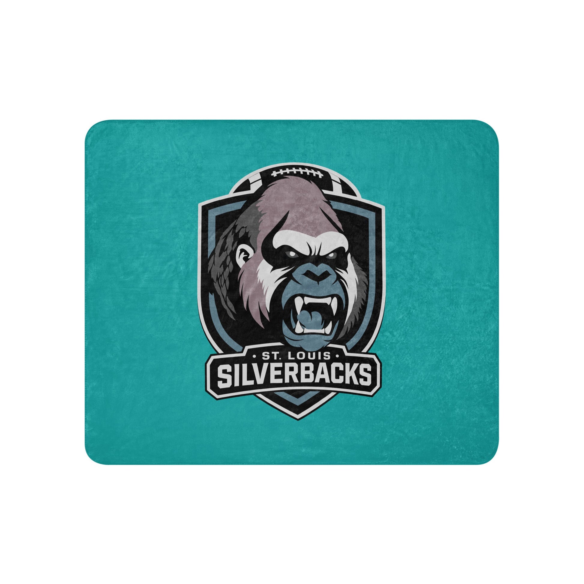 Sherpa Blanket | St. Louis Silverbacks Women’s Football Team | Shield Logo
