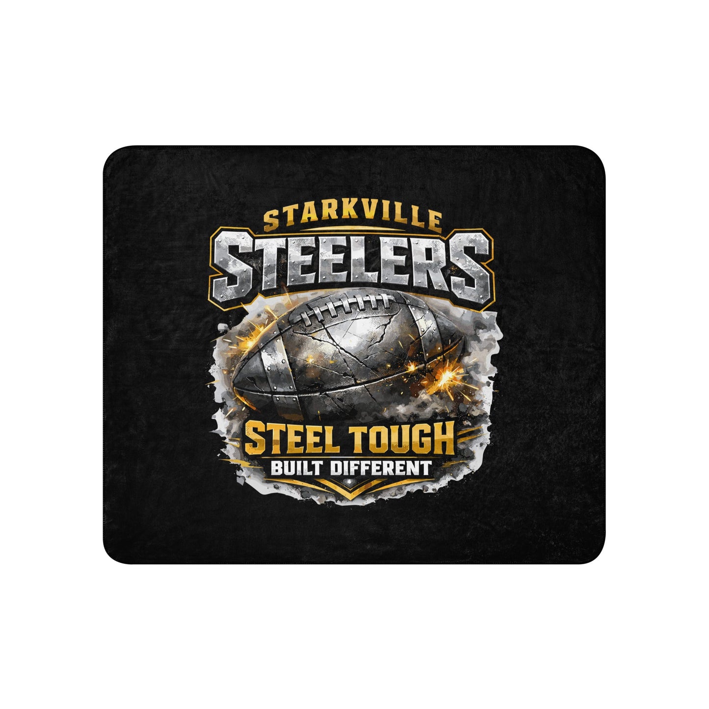 Sherpa Blanket | Starkville Steelers | Icon Logo