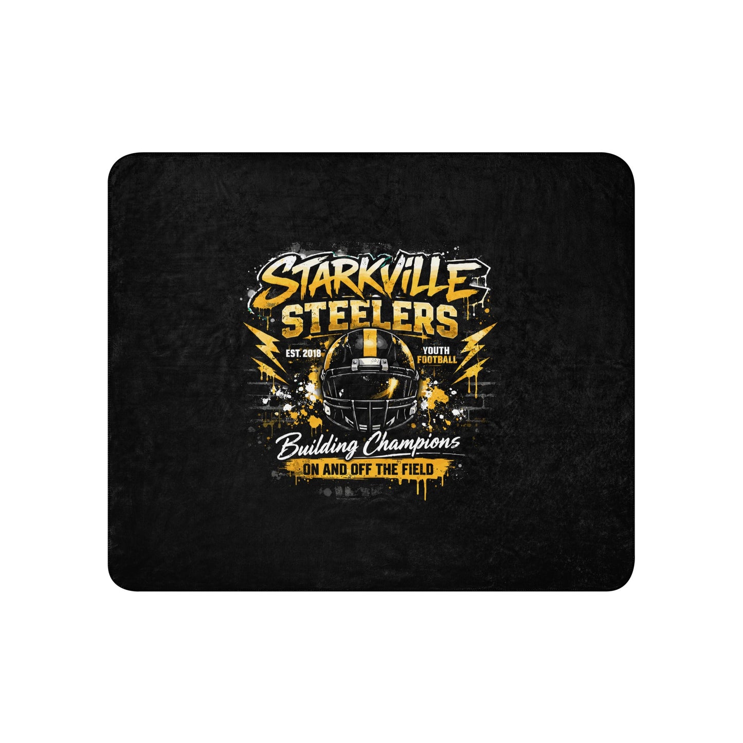 Sherpa Blanket | Starkville Steelers | Modern Classic Logo