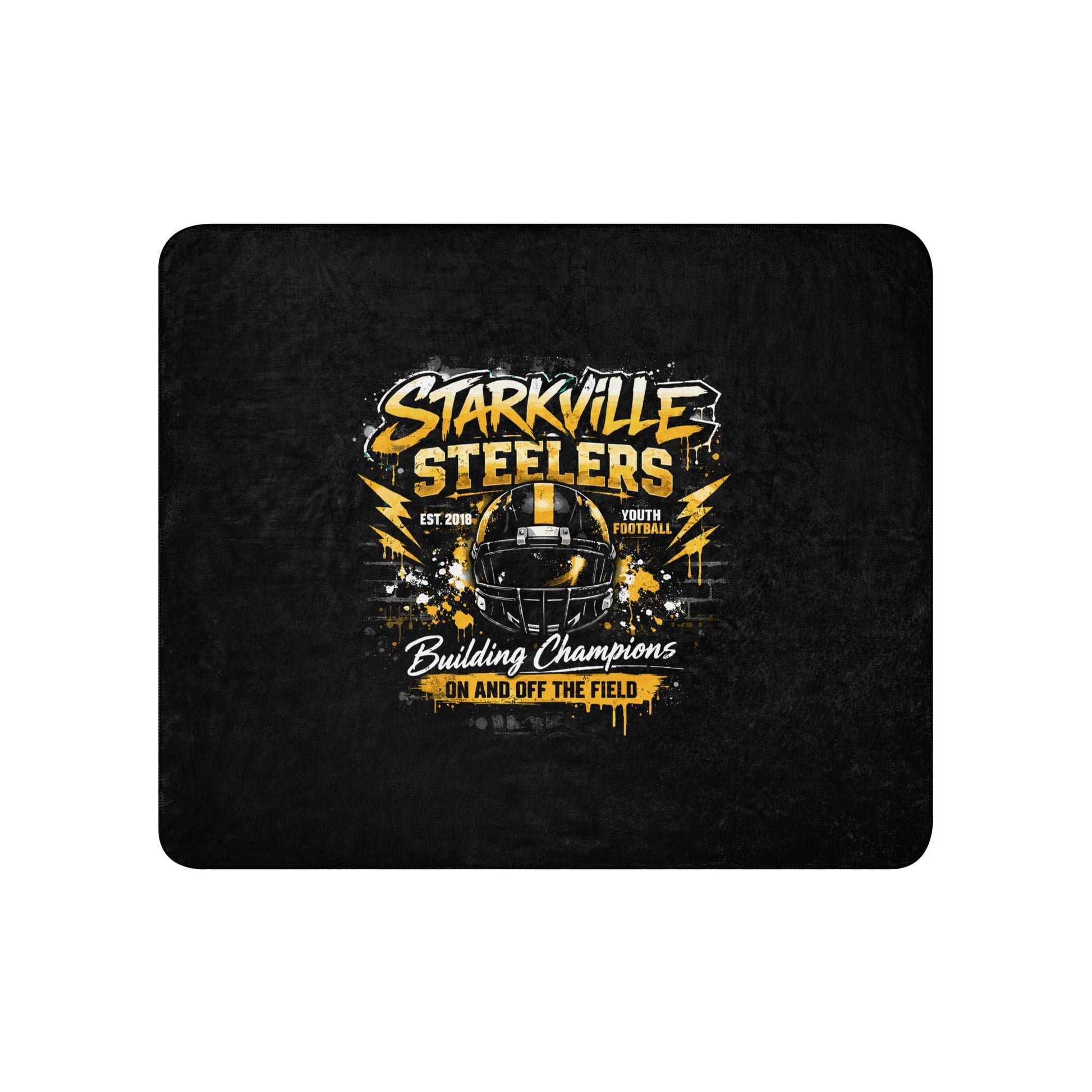 Sherpa Blanket | Starkville Steelers | Modern Classic Logo
