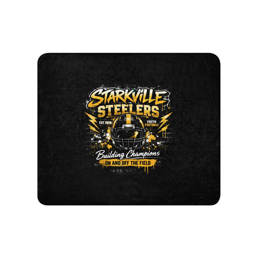Sherpa Blanket | Starkville Steelers | Modern Classic Logo
