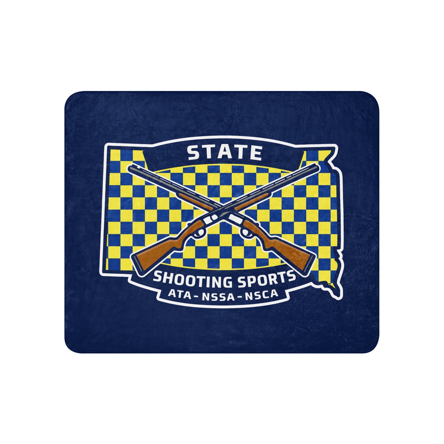 Sherpa Blanket | State Shooting Sports | Flag Logo