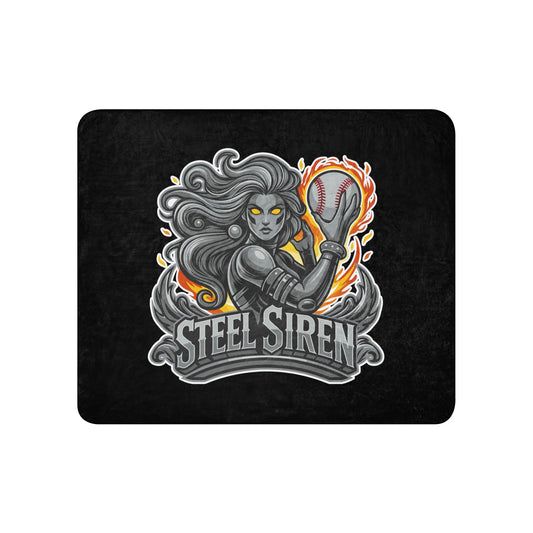 Sherpa Blanket | STEEL SIREN | Mascot Logo
