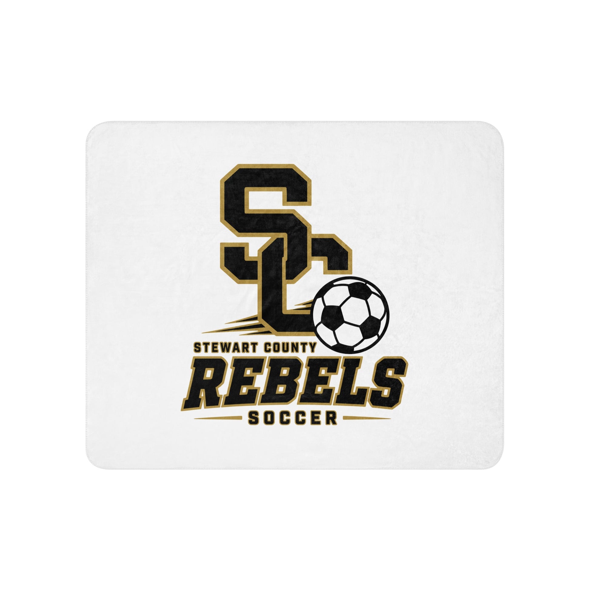 Sherpa Blanket | Stewart County Soccer | Vanguard Logo