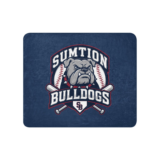Sherpa Blanket | Sumtion bulldogs | Emblem Logo
