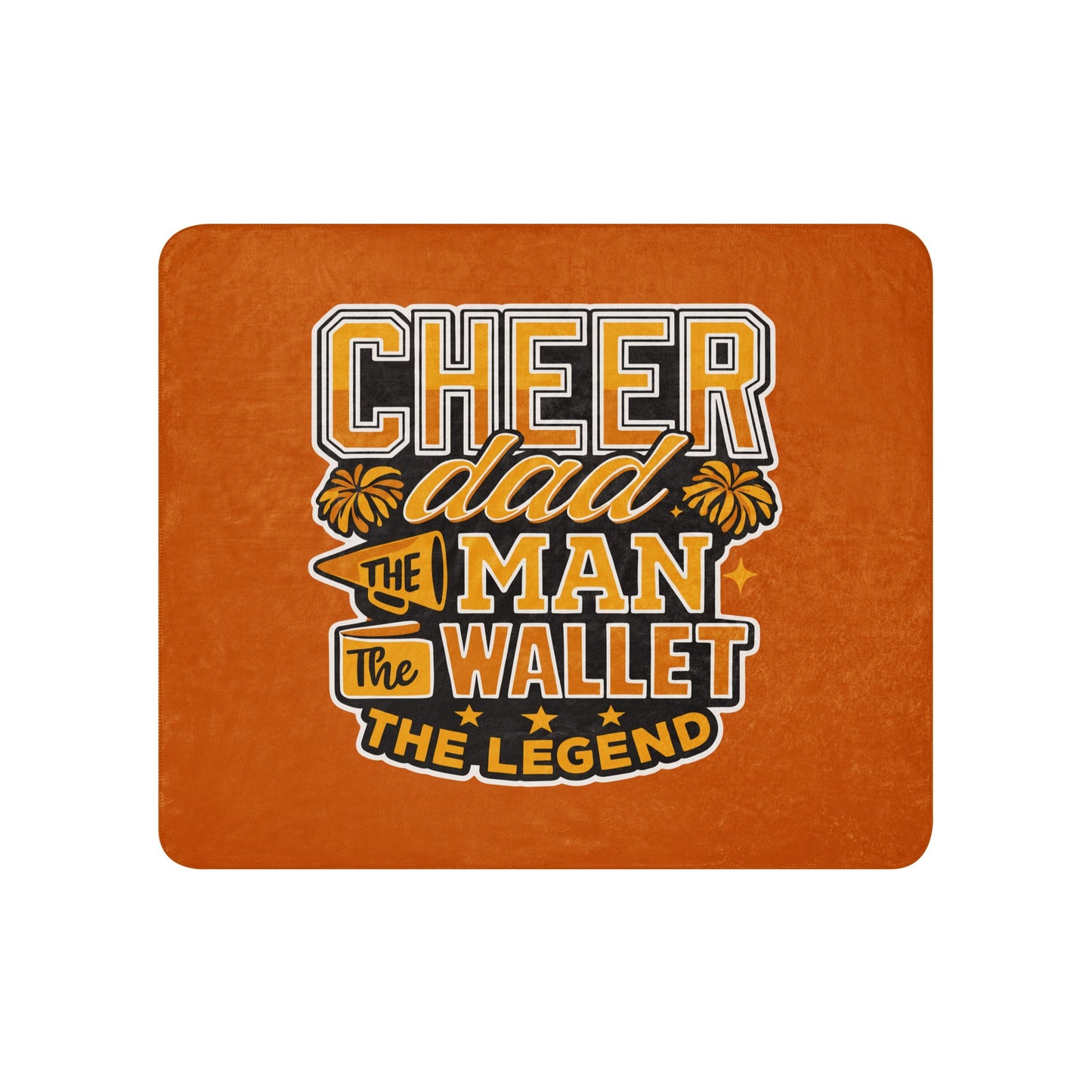 Sherpa Blanket | Sunset Surge All-Star Cheerleading | Cheer Dad Legend Logo
