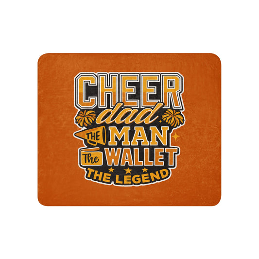 Sherpa Blanket | Sunset Surge All-Star Cheerleading | Cheer Dad Legend Logo
