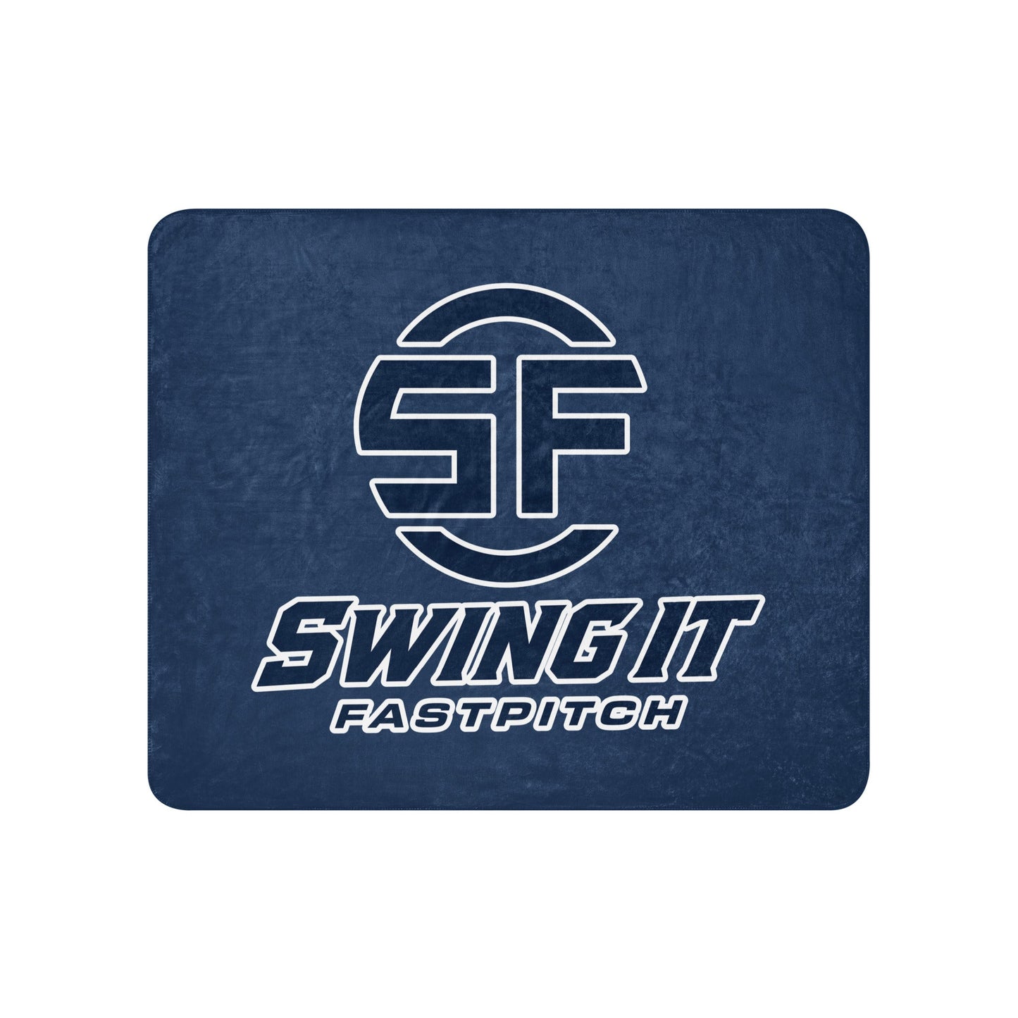 Sherpa Blanket | Swing It Fastpitch | Crest Logo
