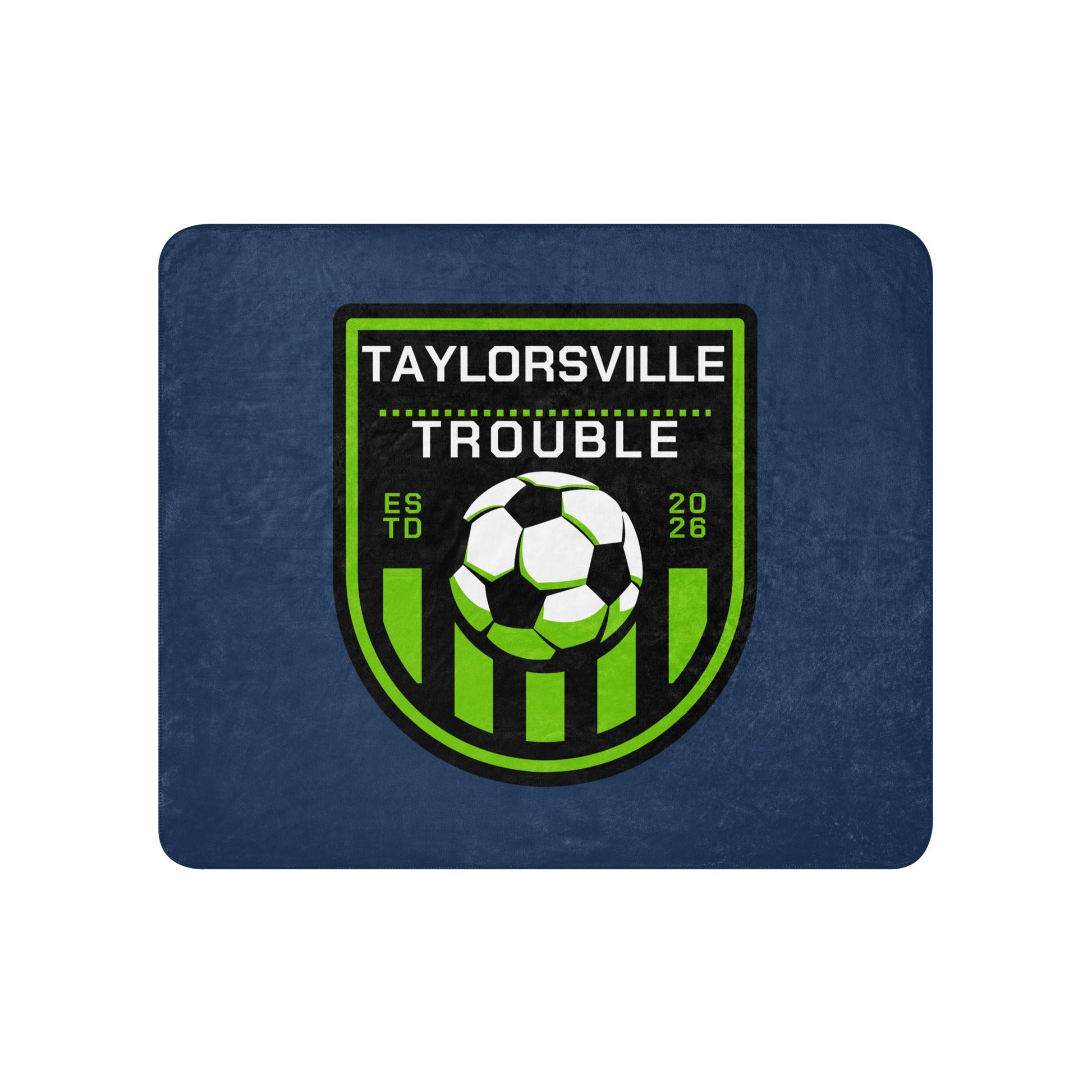 Sherpa Blanket | Taylorsville Trouble | Shield Logo