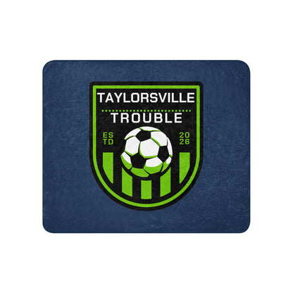 Sherpa Blanket | Taylorsville Trouble | Shield Logo