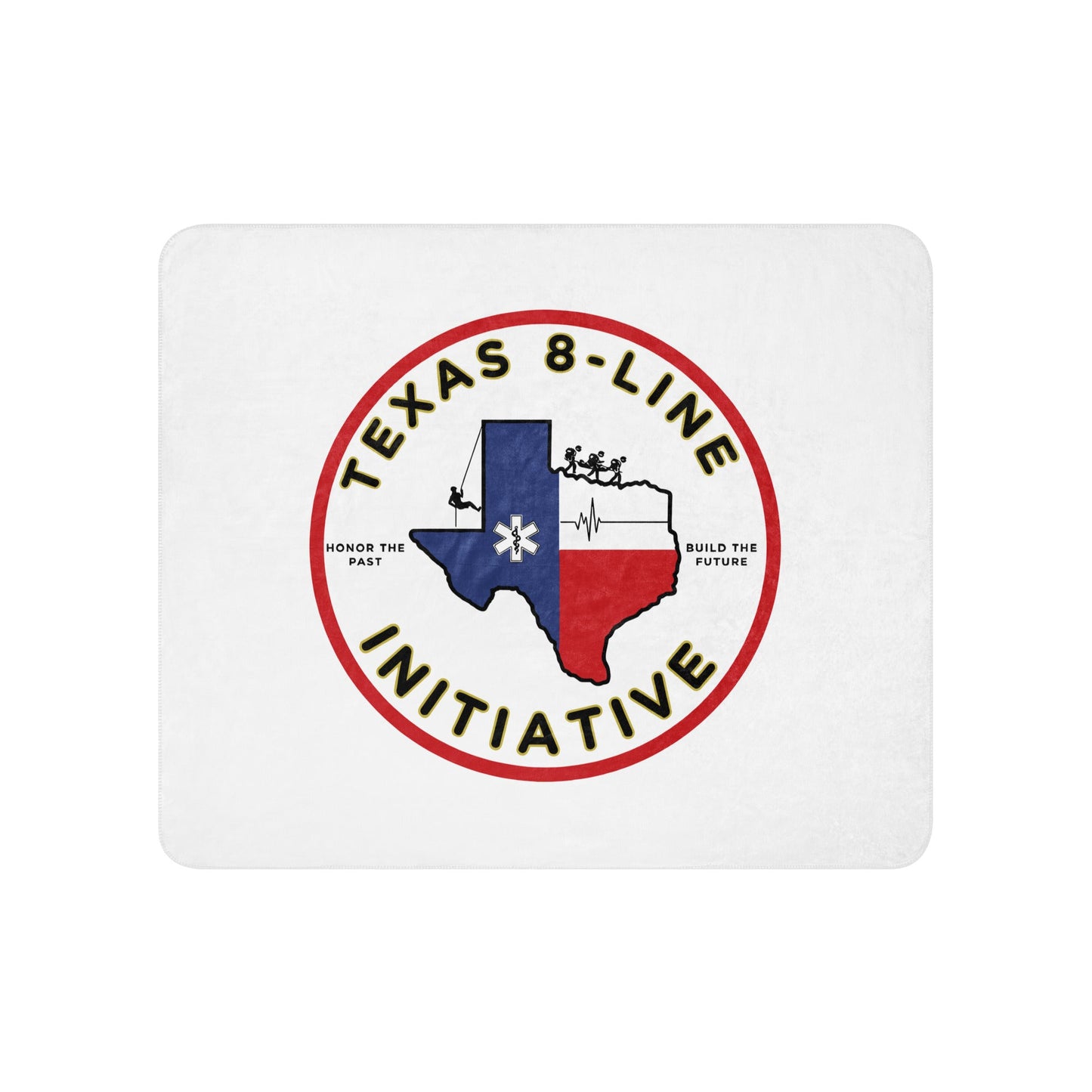 Sherpa Blanket | Texas 8 - Line Initiative | Badge Logo