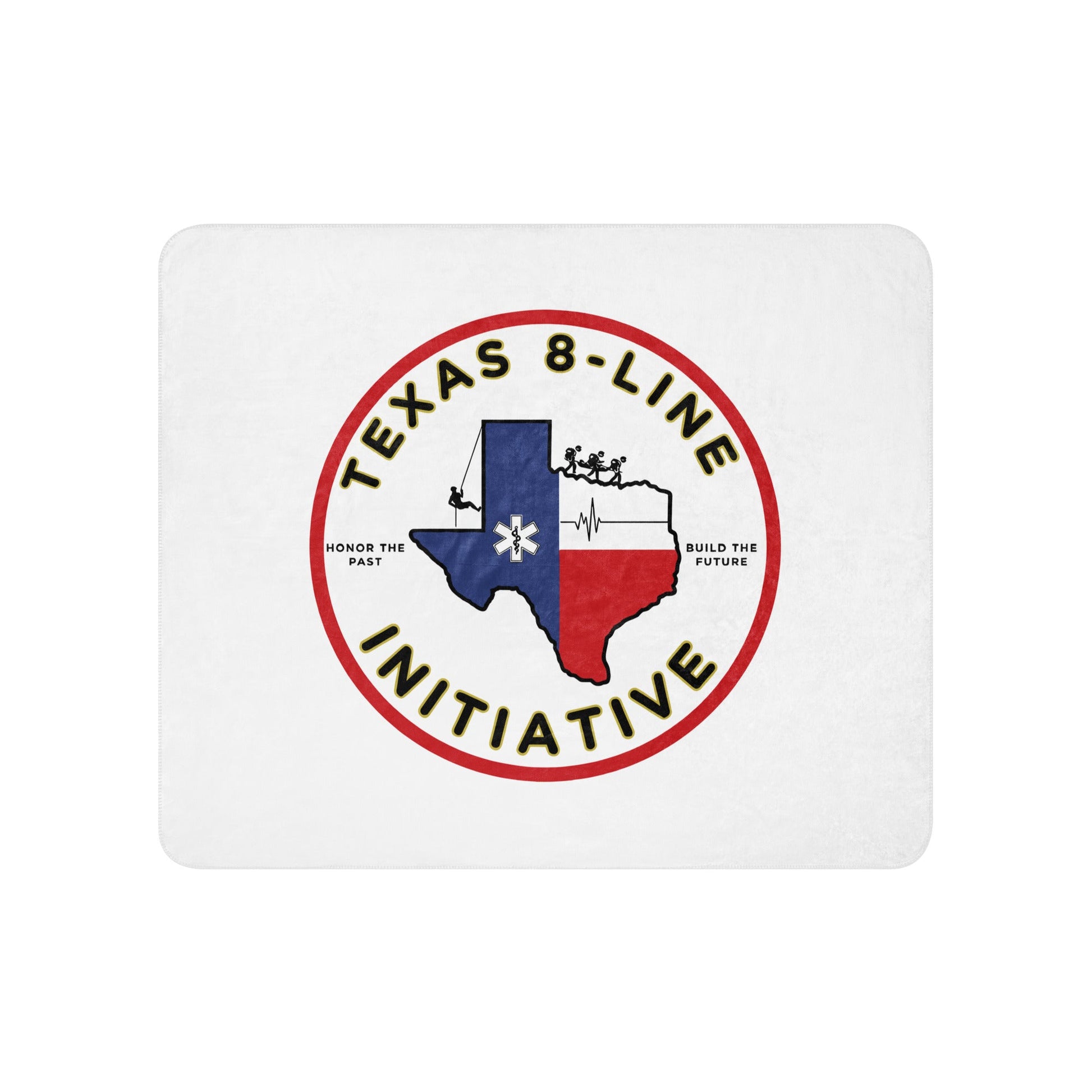 Sherpa Blanket | Texas 8 - Line Initiative | Badge Logo