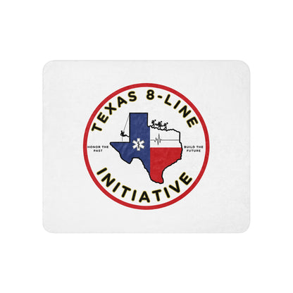 Sherpa Blanket | Texas 8 - Line Initiative | Badge Logo