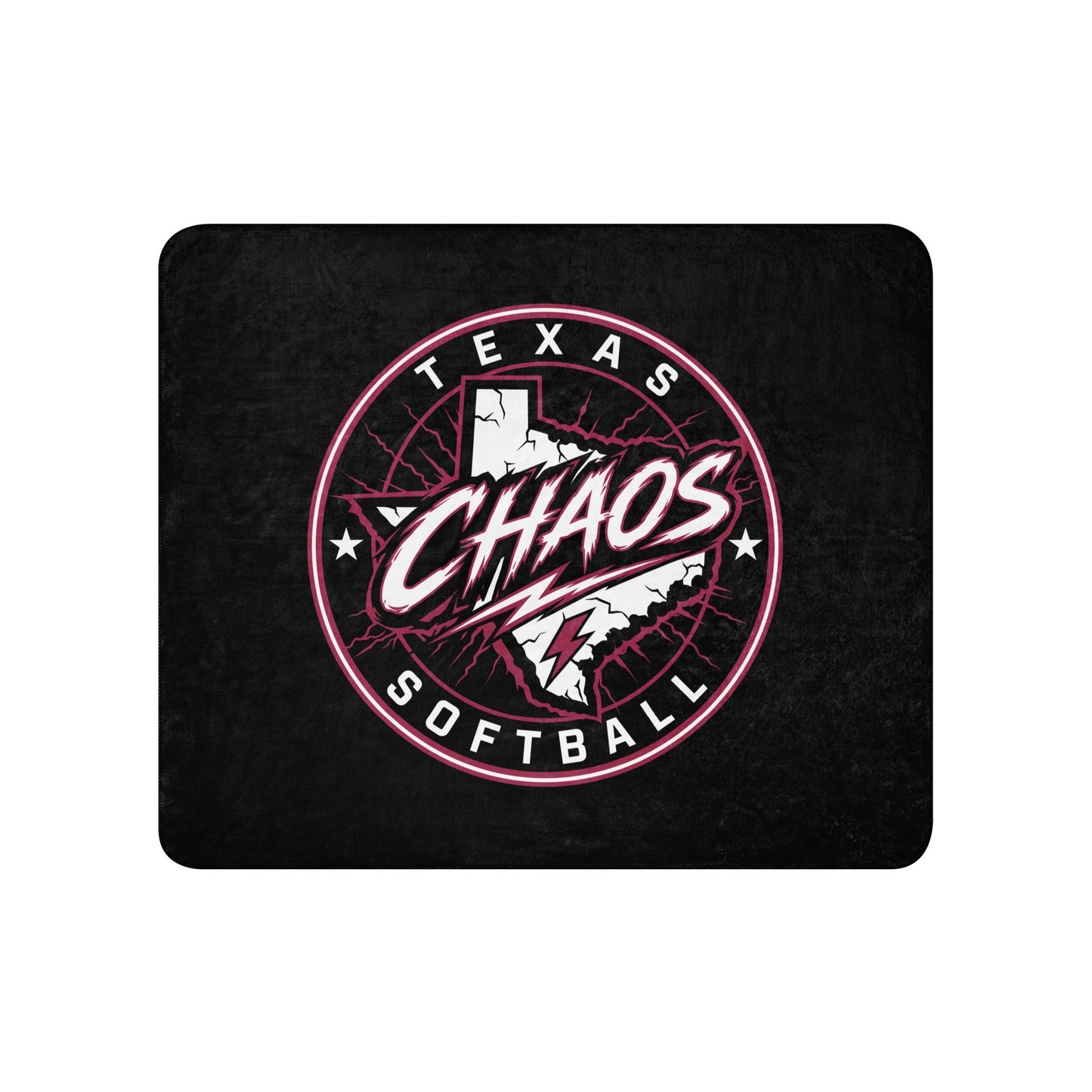 Sherpa Blanket | Texas Chaos | Badge Logo
