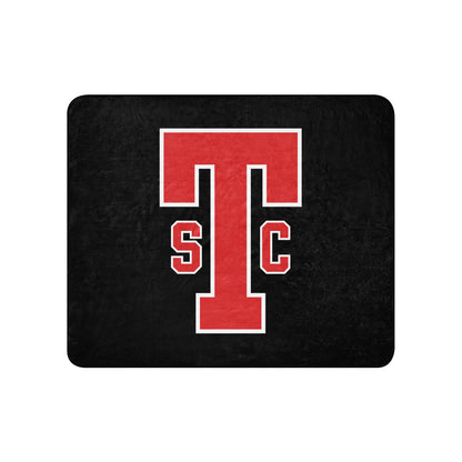 Sherpa Blanket | Texoma Softball Club | Block T Logo