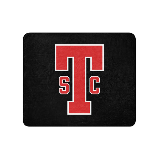 Sherpa Blanket | Texoma Softball Club | Block T Logo