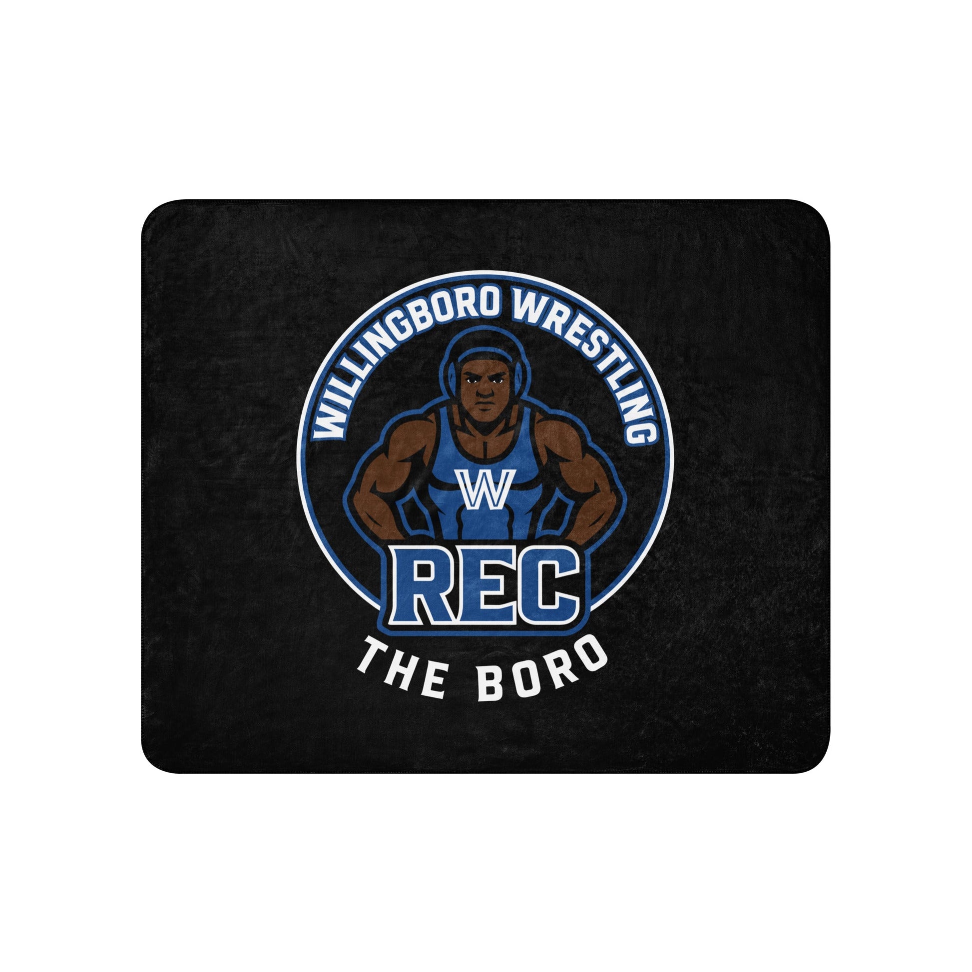 Sherpa Blanket | The Boro Brand | Wrestler Logo