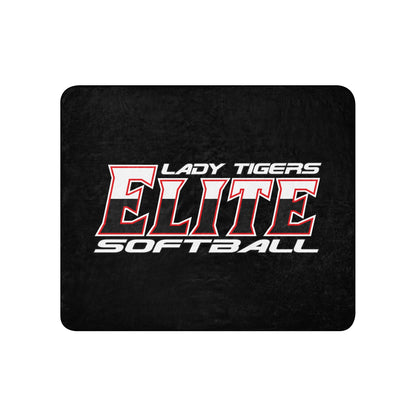 Sherpa Blanket | Tigers Elite Softball | Modern Script Logo