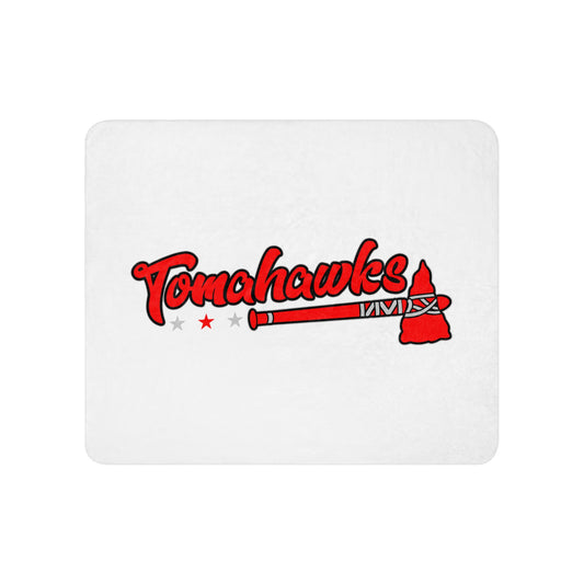 Sherpa Blanket | Tomahawks | Crest Logo
