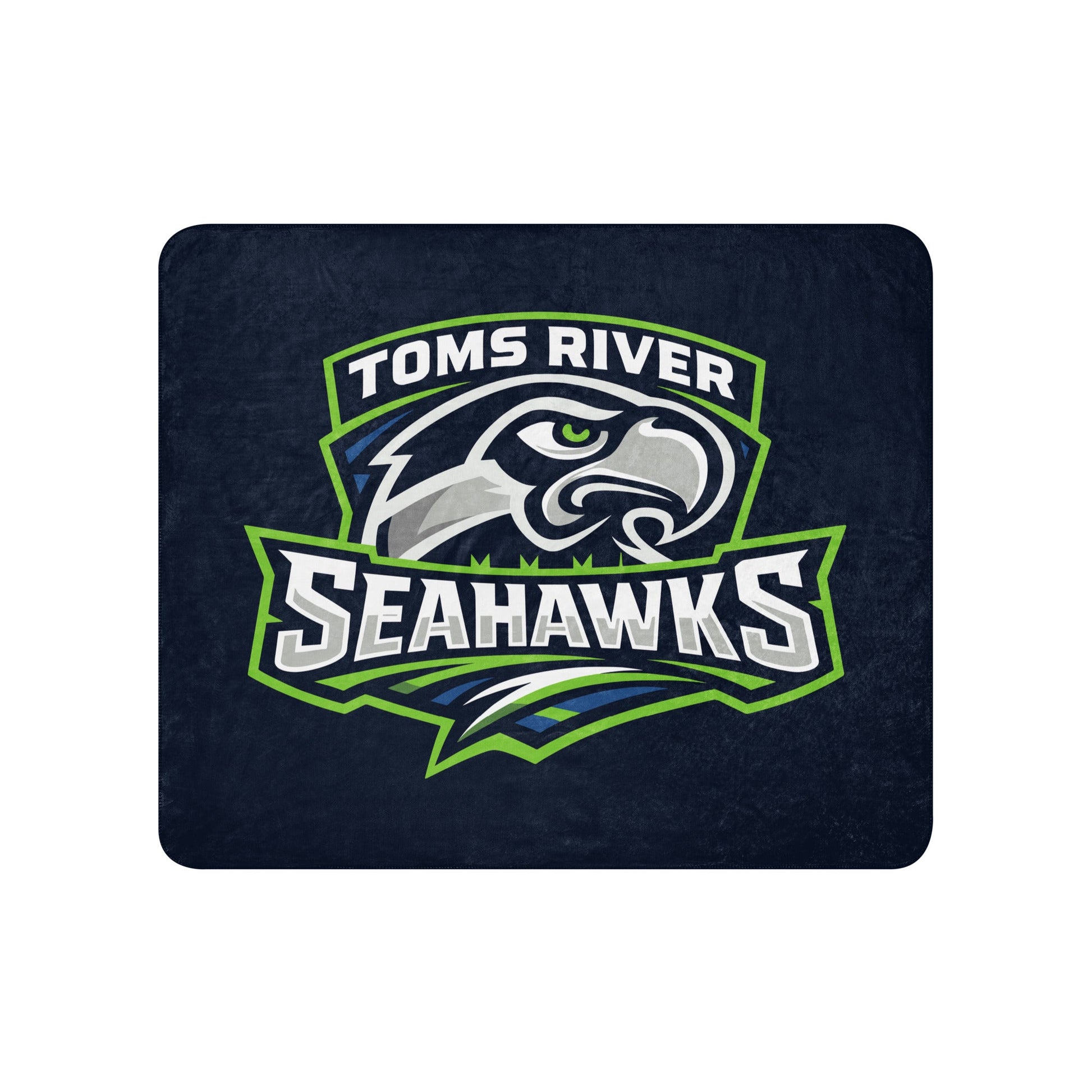 Sherpa Blanket | Toms River Seahawks | Mascot Script Logo