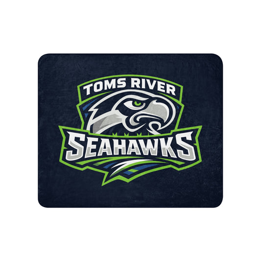 Sherpa Blanket | Toms River Seahawks | Mascot Script Logo