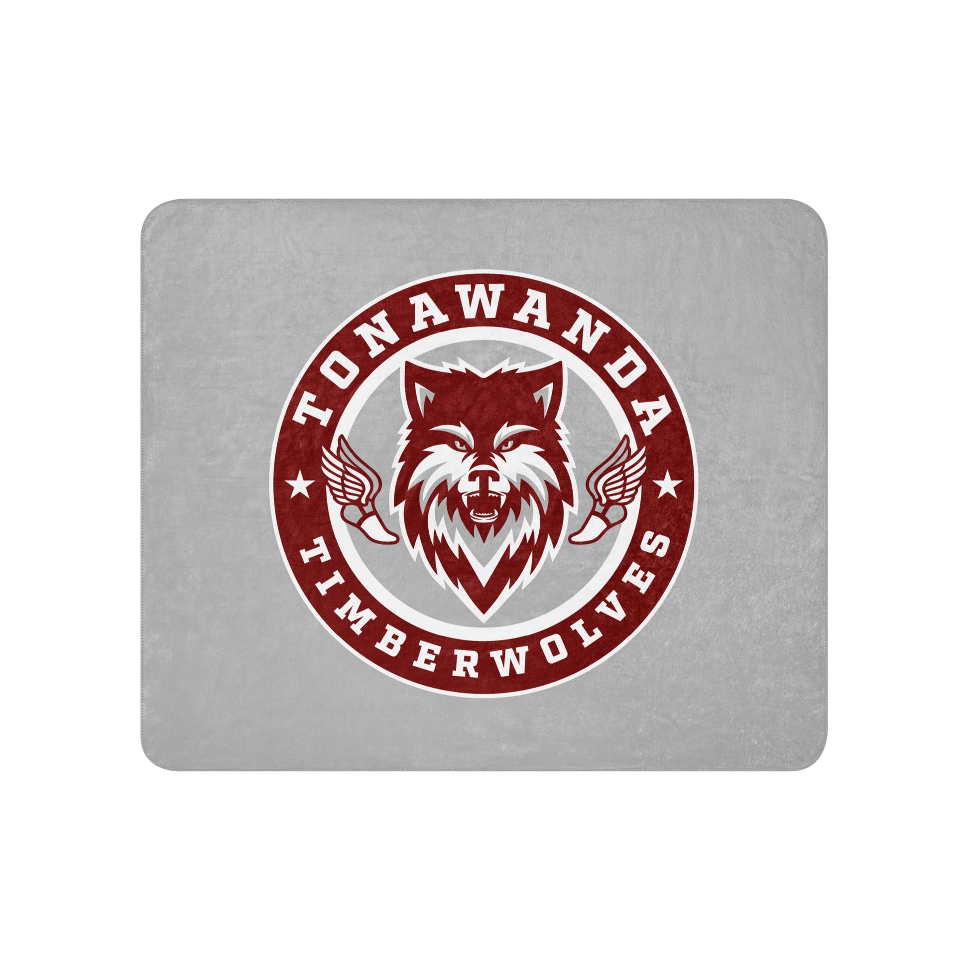 Sherpa Blanket | Tonawanda High School Track and Field | Mascot Badge Logo