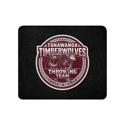 Sherpa Blanket | Tonawanda High School Track and Field | Throwing Team Logo