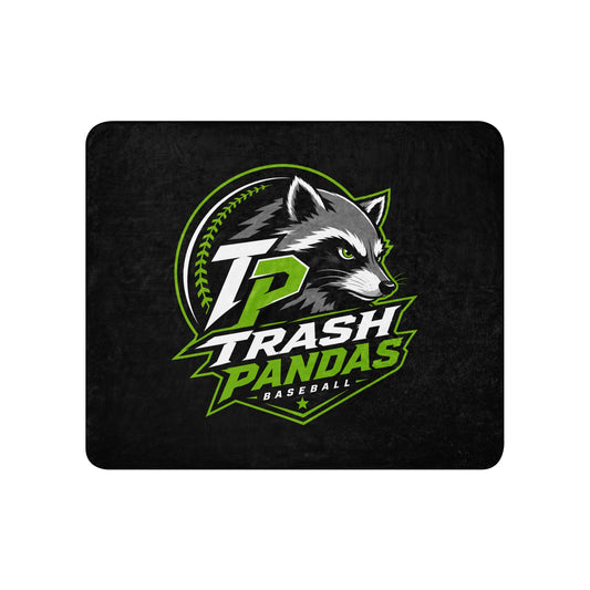 Sherpa Blanket | Trash Pandas Baseball Organization | Crest Logo