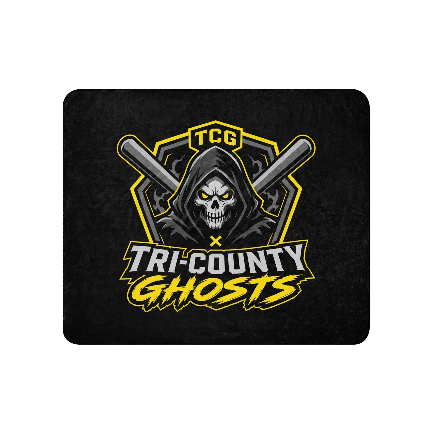 Sherpa Blanket | Tri-County Ghosts | Vanguard Ghosts Logo
