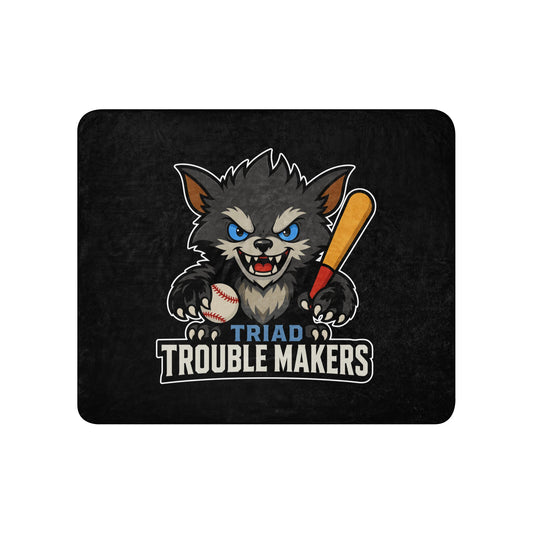 Sherpa Blanket | Triad Troublemakers | Mascot Logo