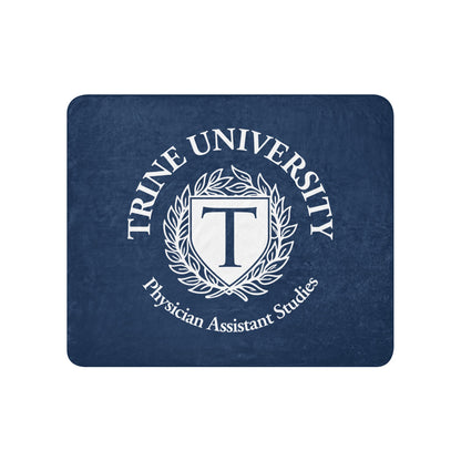 Sherpa Blanket | Trine PA program | Emblem Logo