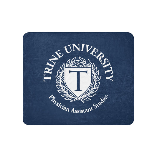 Sherpa Blanket | Trine PA program | Emblem Logo