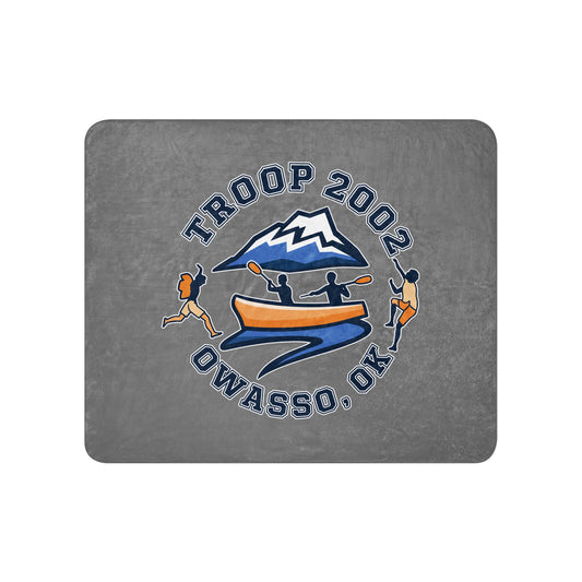 Sherpa Blanket | Troop 2002 | Trailblazer Crest Logo