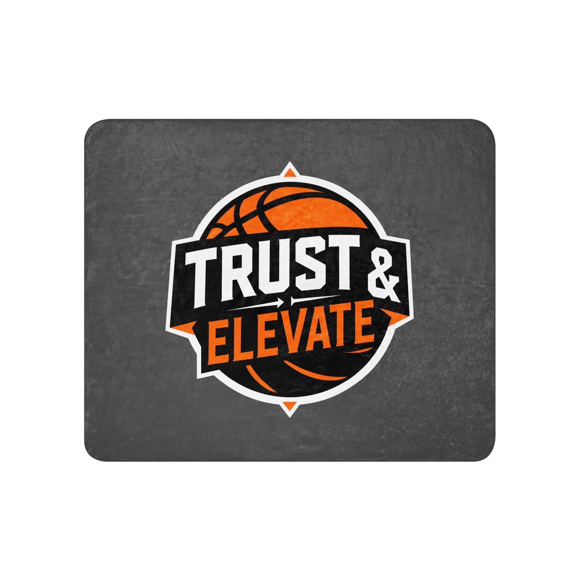 Sherpa Blanket | Trust & Elevate | Athletic Logo