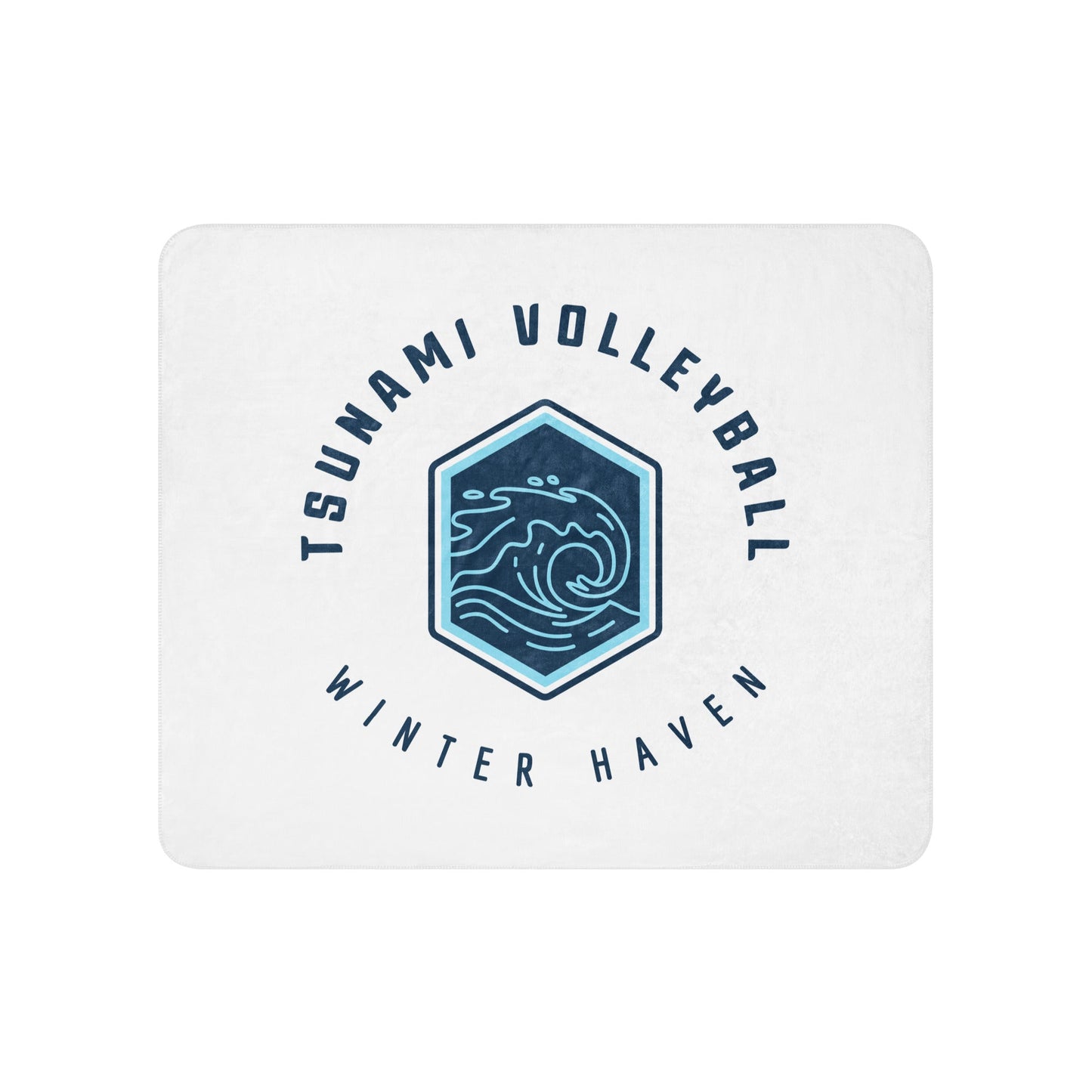 Sherpa Blanket | Tsunami Volleyball Club | Crest Logo