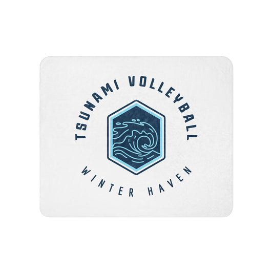 Sherpa Blanket | Tsunami Volleyball Club | Crest Logo