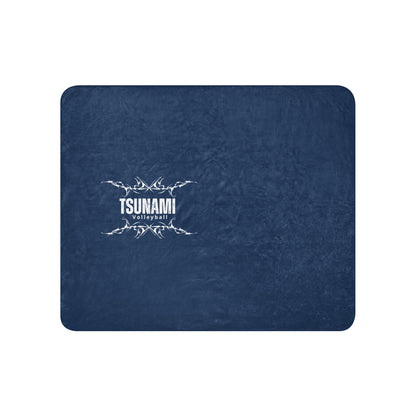 Sherpa Blanket | Tsunami Volleyball Club | Modern Script Logo