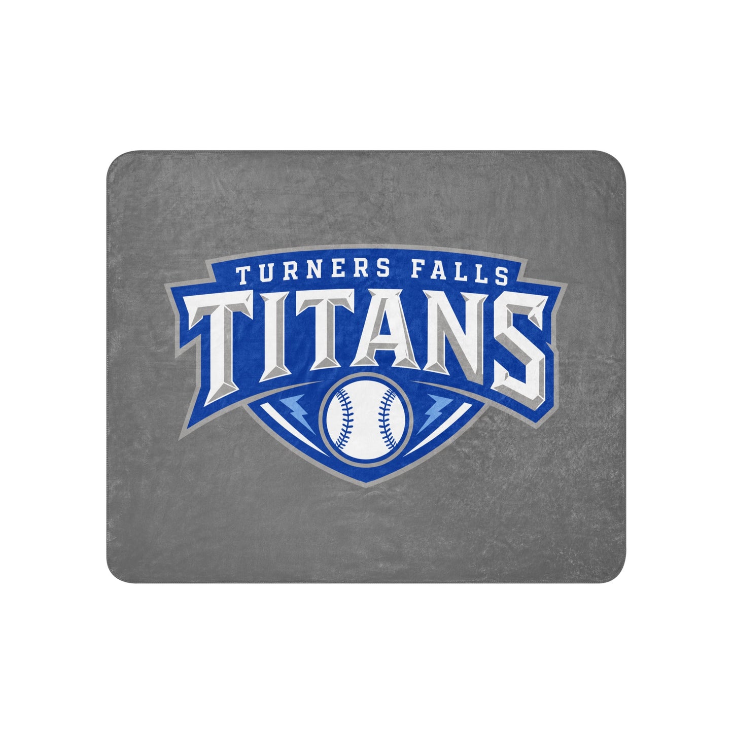 Sherpa Blanket | Turners Falls Titans | Titan Crest Logo