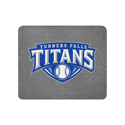 Sherpa Blanket | Turners Falls Titans | Titan Crest Logo