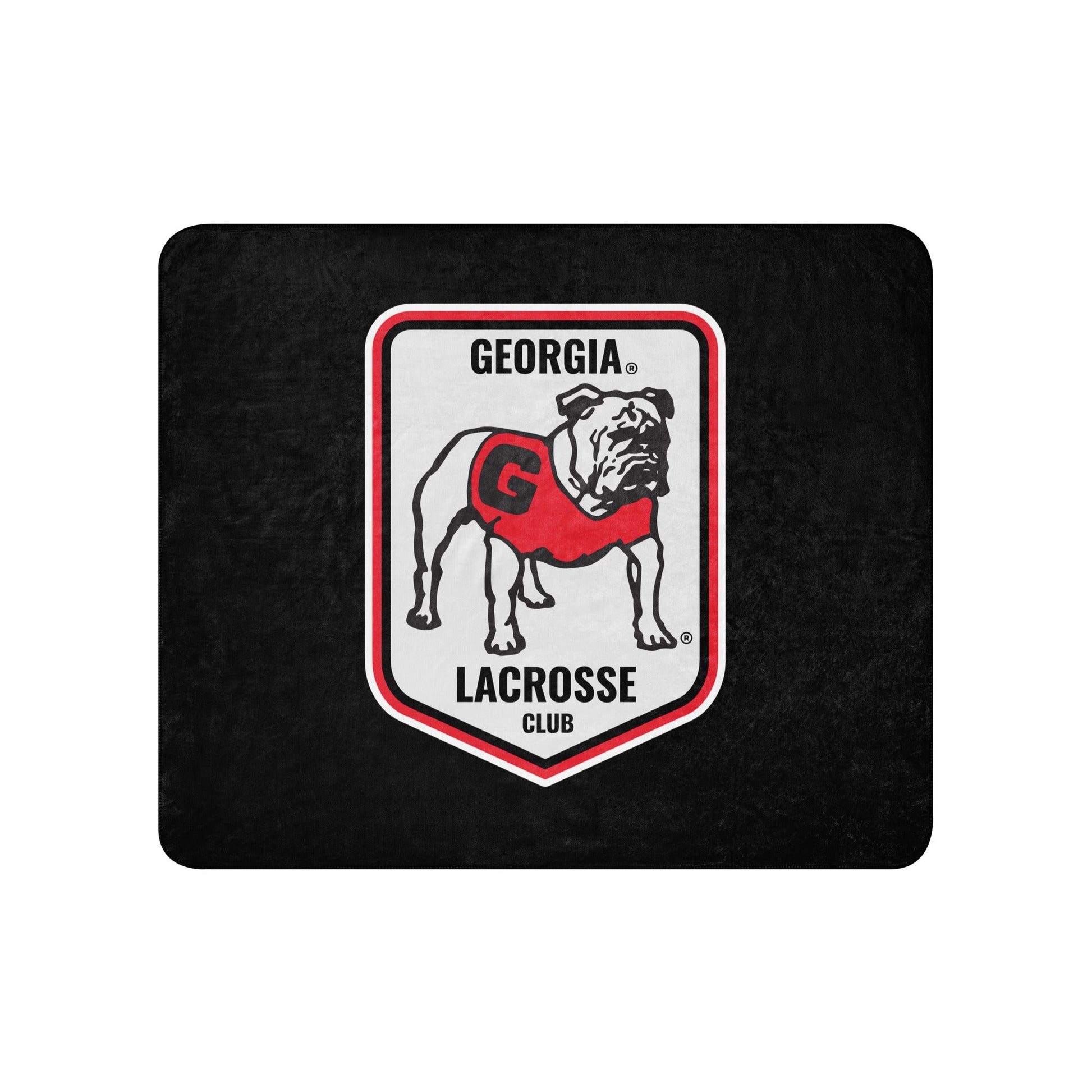 Sherpa Blanket | UGA Club Lacrosse | Shield Logo