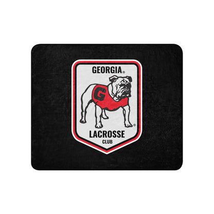 Sherpa Blanket | UGA Club Lacrosse | Shield Logo