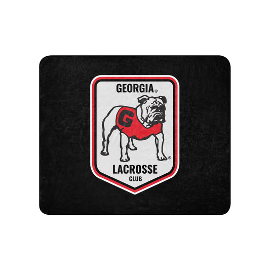 Sherpa Blanket | UGA Club Lacrosse | Shield Logo