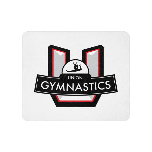 Sherpa Blanket | Union Gymnastics | Crest Logo