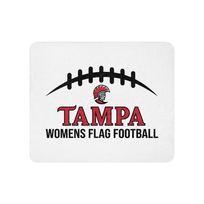 Sherpa Blanket | University of Tampa Women's Flag Football