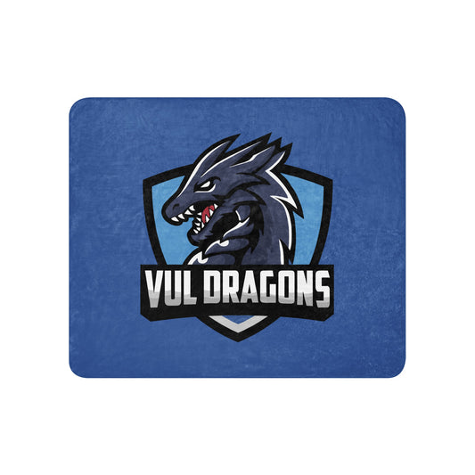Sherpa Blanket | University Of Virginia Lynhberg | Dragon Crest Logo