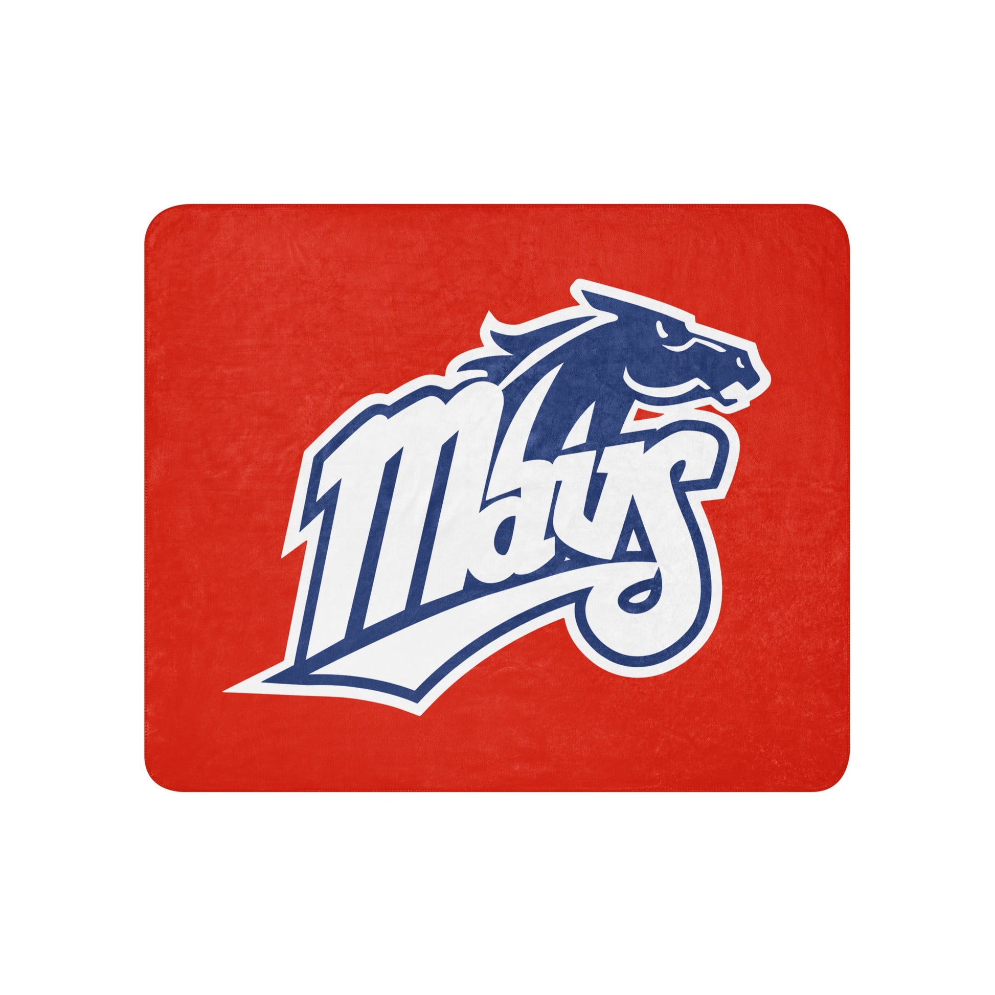 Sherpa Blanket | Upper Makefield Youth Baseball & Softball League | Blue Mavs Logo