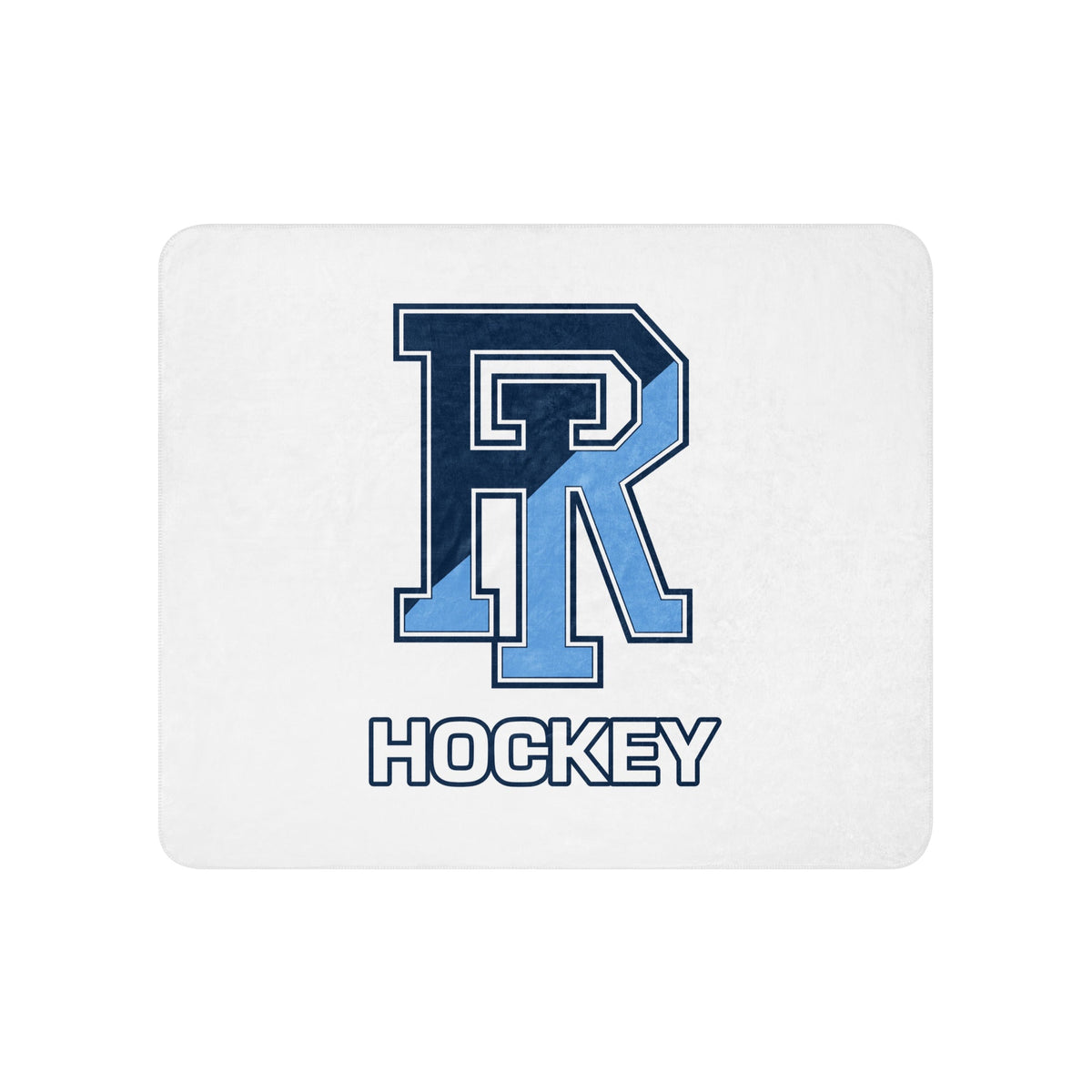 Sherpa Blanket | URI Men’s Hockey | Crest Logo